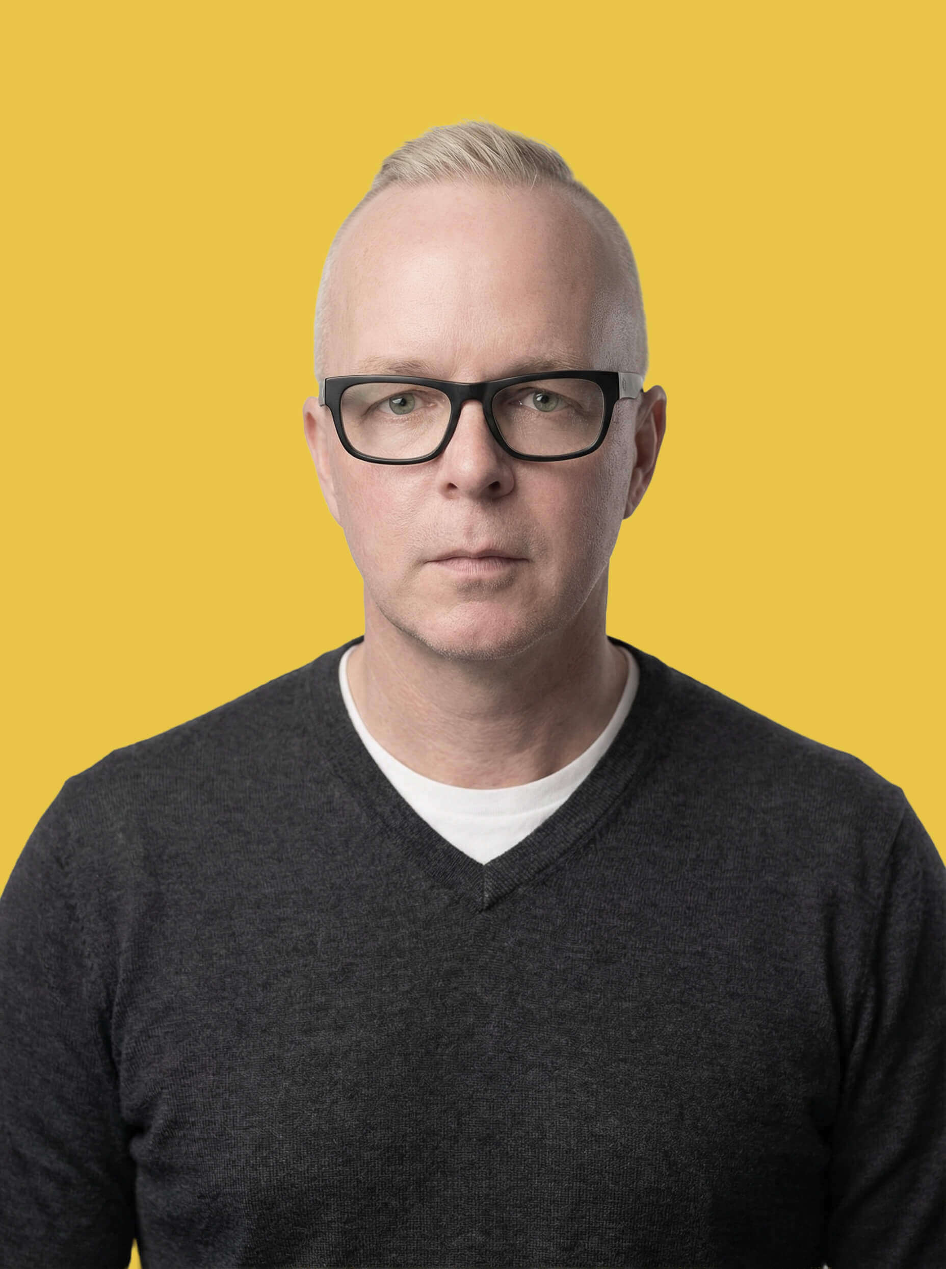 John Manicke profile picture with a yellow background
